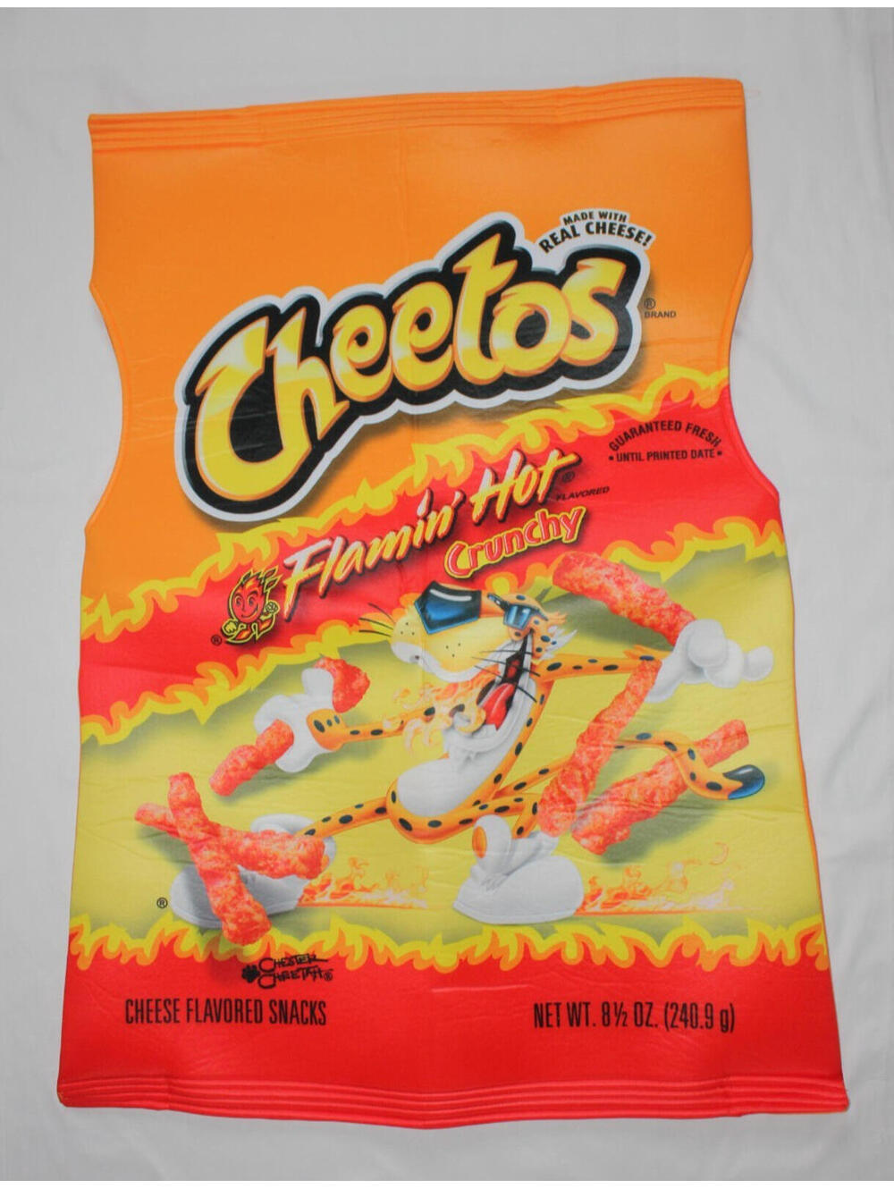 🔥 Spirit Cheetos Flamin' Hot Adult Crunchy Bag Costume One Size Fits Most